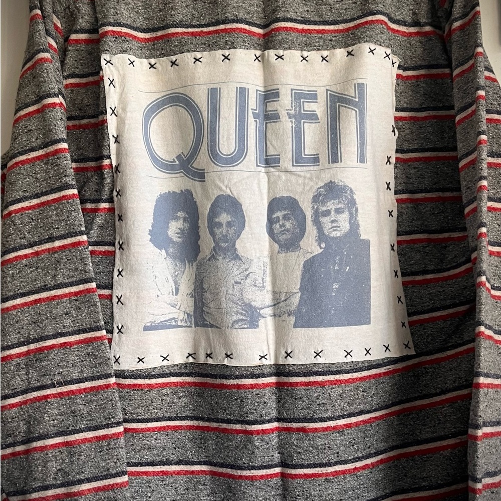 Queen vintage flannel shirt upcycle-recycle